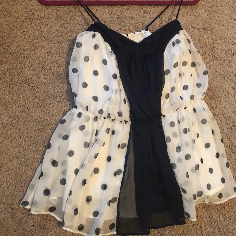 Polka dot top